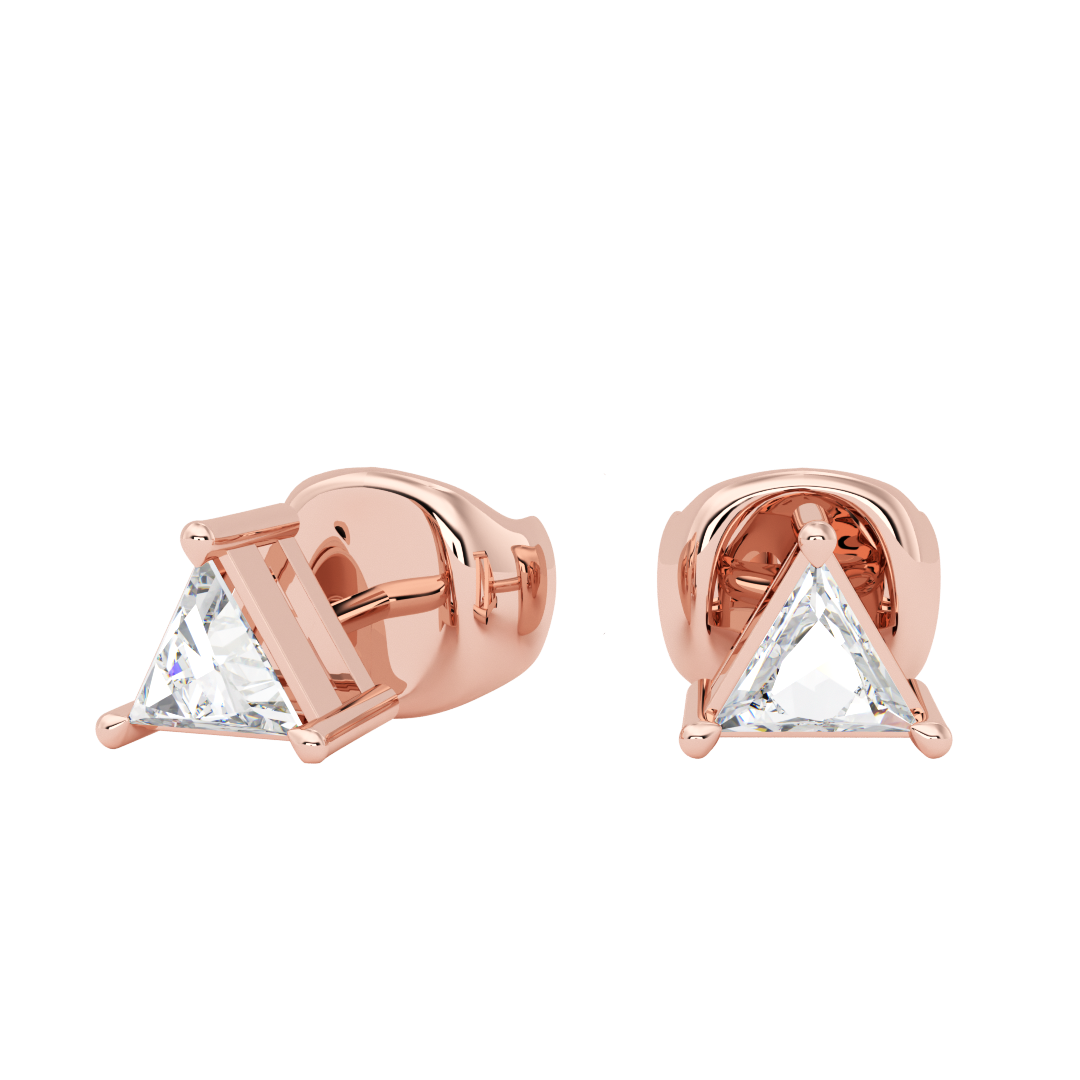 Yvette Trihedral Diamond Earrings