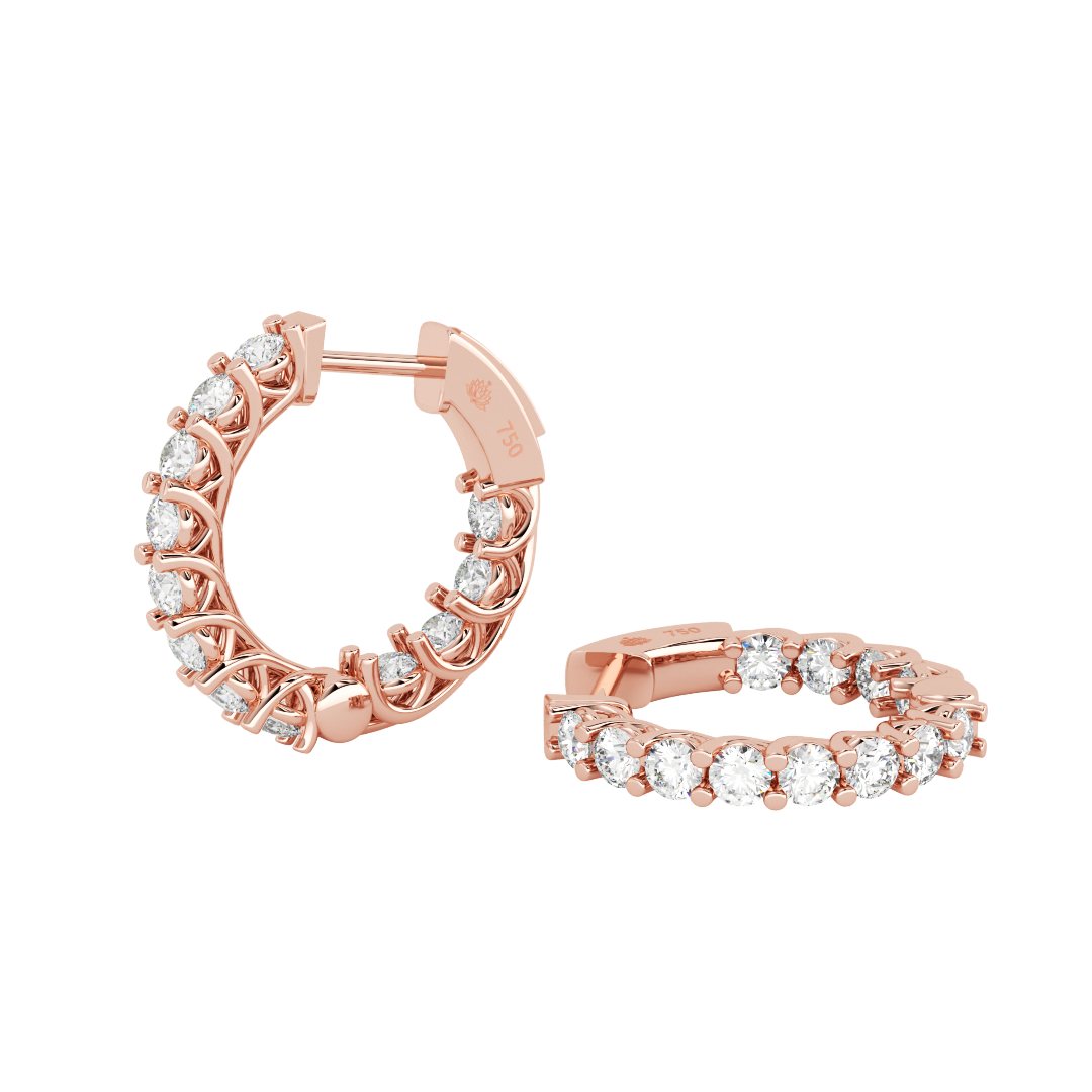 Séverine Inversion Diamond Earrings