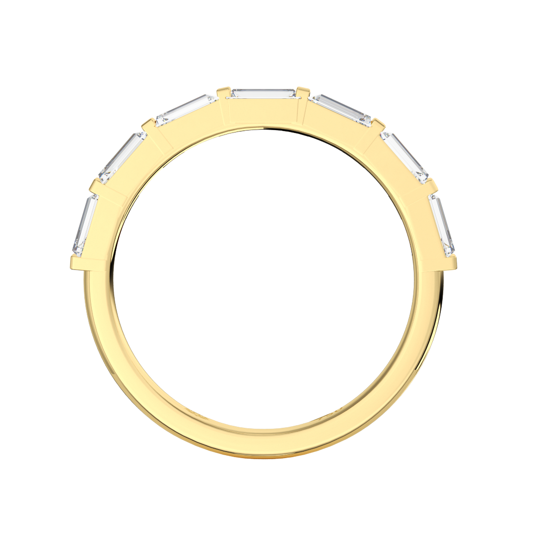 Theodora Baguette Cut Diamond Wedding Band